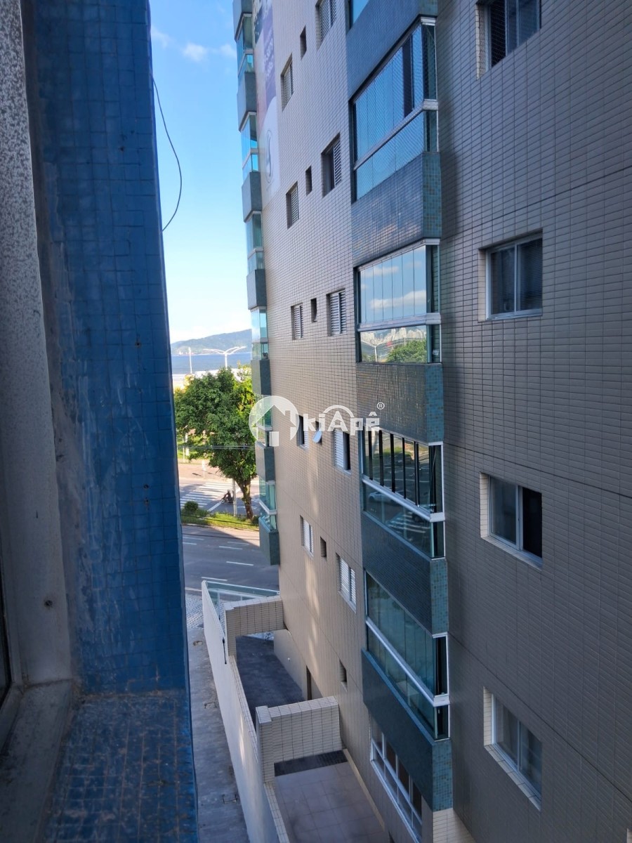 Apartamento Frente Mar à Venda no Itararé em São Vicente-SP | 3 Dormitórios | 1 Suíte | 102 m² | 1 Vaga | Ed. Iguaçu