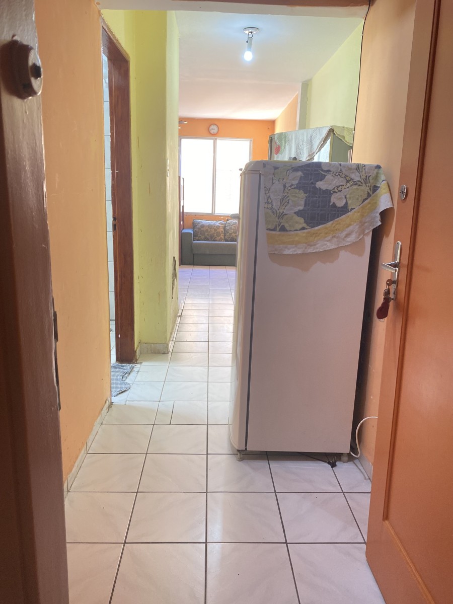 Apartamento Tipo Sala Living, Para Venda, Prédio de Frente Para o Mar, São Vicente, SP