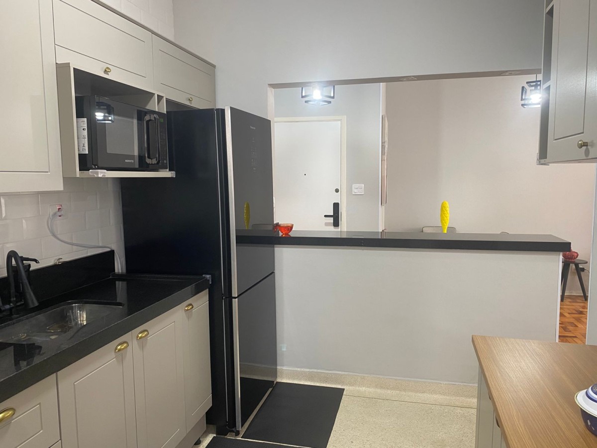 Apartamento 1 Quarto a Venda, Ed. Anchieta, Garagem, Prédio de Frente Para o Mar, Praia do Gonzaguinha - São Vicente, SP