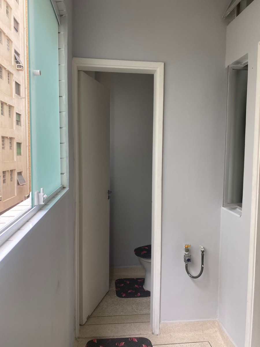 Apartamento 1 Quarto a Venda, Ed. Anchieta, Garagem, Prédio de Frente Para o Mar, Praia do Gonzaguinha - São Vicente, SP