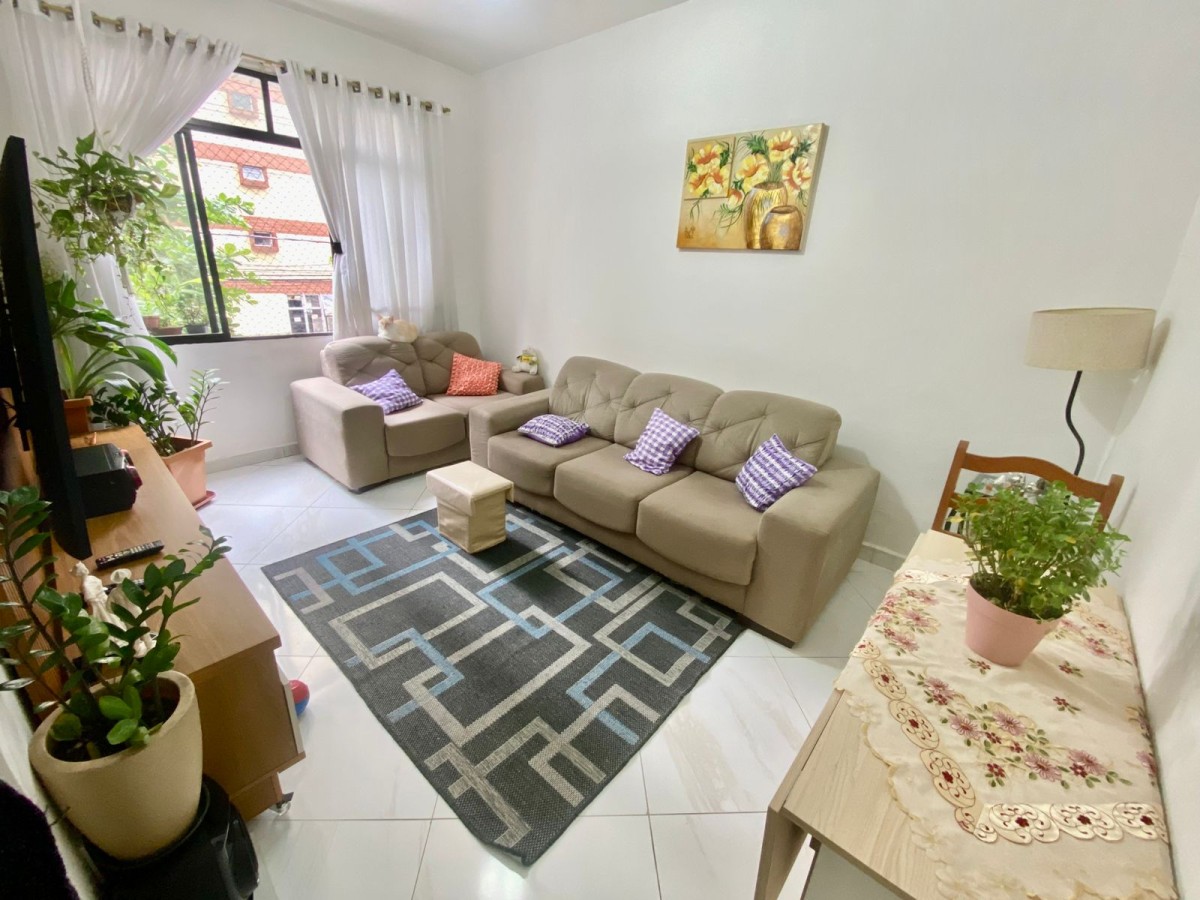 Apartamento à Venda no Itararé – São Vicente/SP | 1 Dormitório | Próximo à Praia | 50,60m²