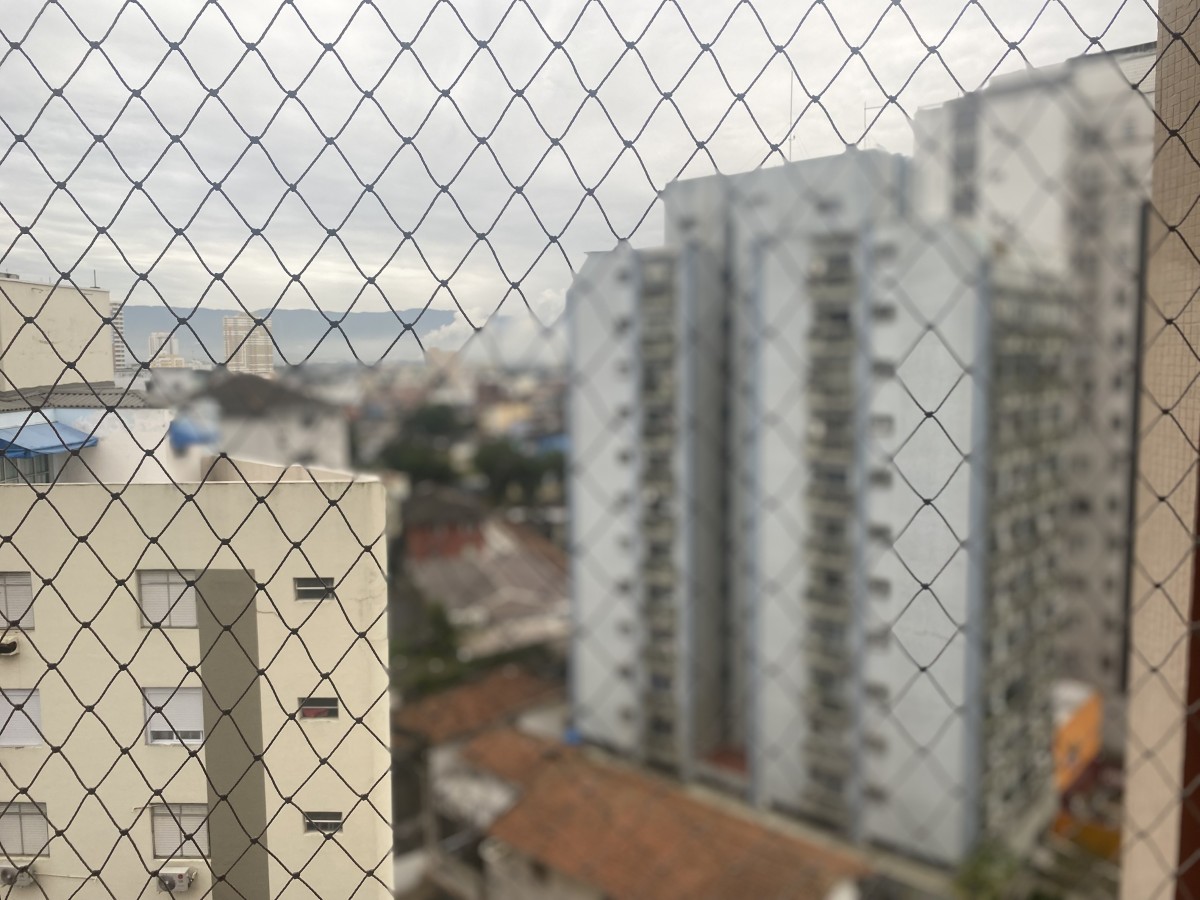 Apartamento Sala Living  - Frente a Praça da Biquinha - Centro - São Vicente, SP