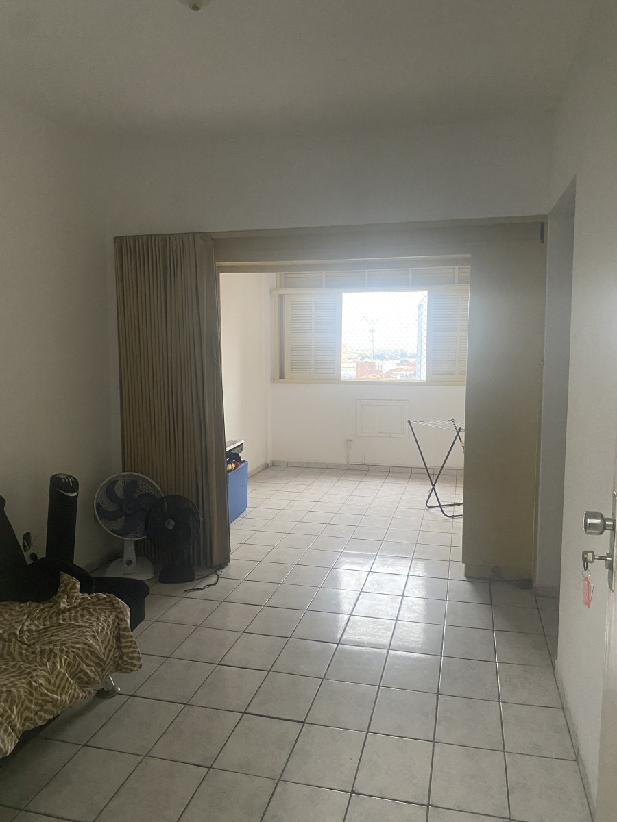 Apartamento Sala Living  - Frente a Praça da Biquinha - Centro - São Vicente, SP