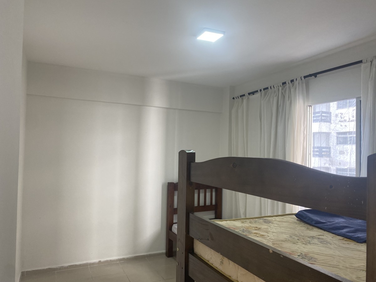 Apartamento à Venda – 1 Dormitório, Garagem, Frente para o Mar – Gonzaguinha, São Vicente-SP
