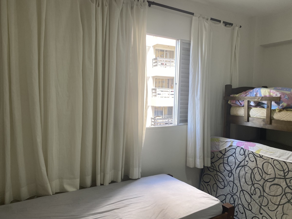 Apartamento à Venda – 1 Dormitório, Garagem, Frente para o Mar – Gonzaguinha, São Vicente-SP