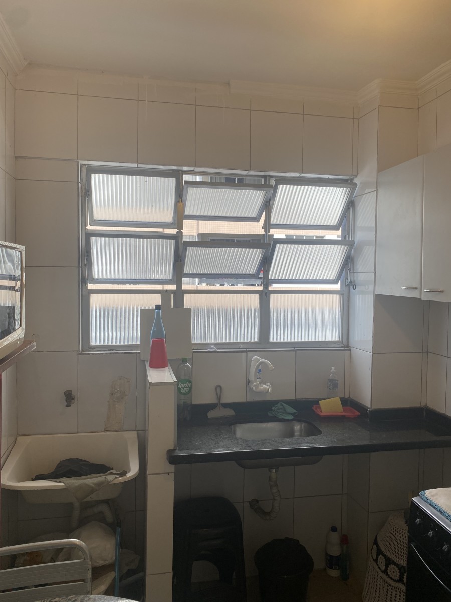 Apartamento à Venda – 1 Dormitório, Garagem, Frente para o Mar – Gonzaguinha, São Vicente-SP