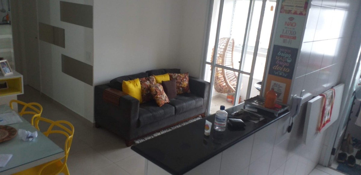 Apartamento à Venda de 2 Dormitórios, Edifício Vila de São Vicente, Lazer Completo e Gar, Gonzaguinha - São Vicente/SP.