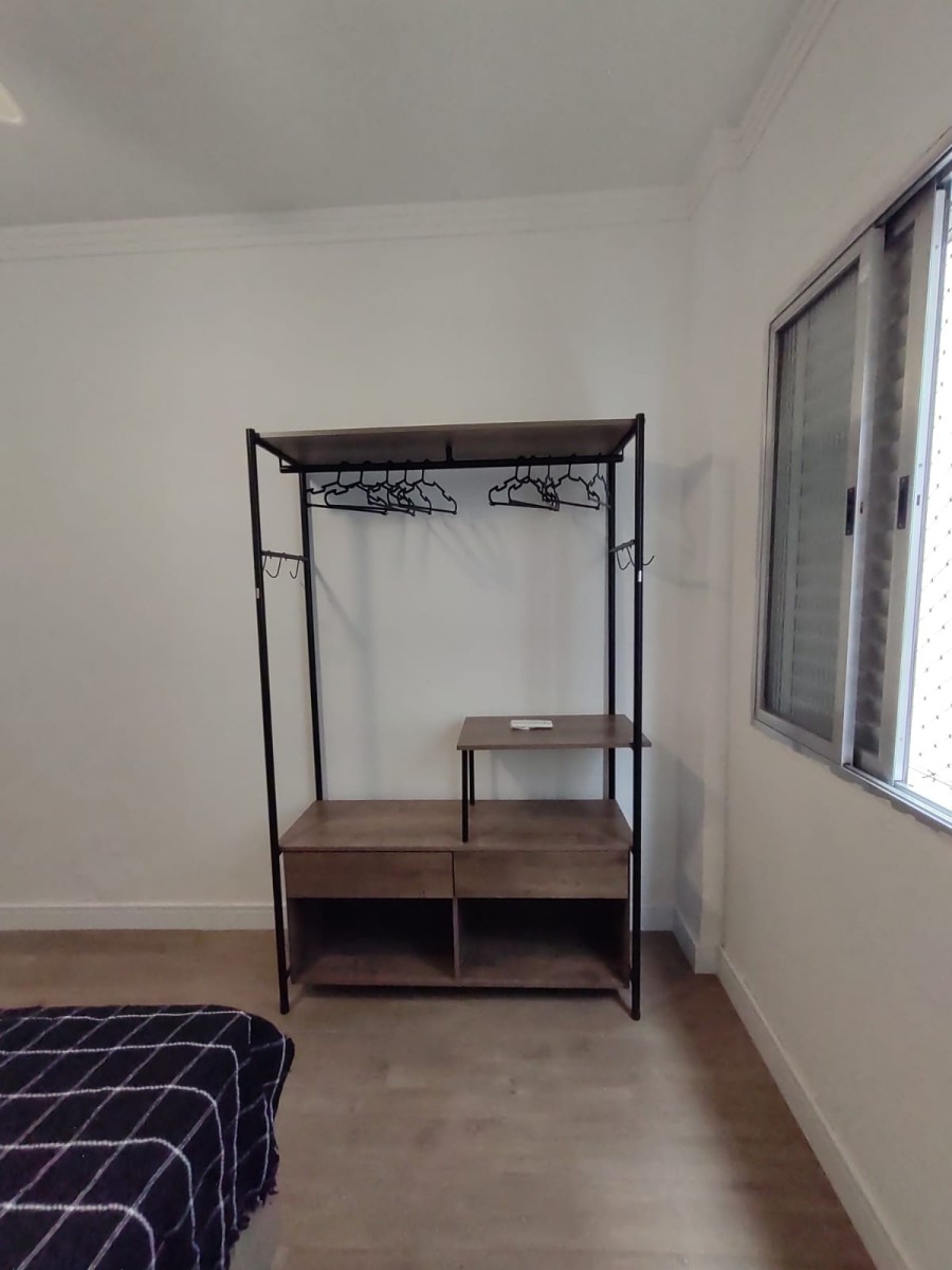 Apartamento à venda Sala Living, Praia do Gonzaguinha, Frente ao Shopping, com garagem em São Vicente-SP