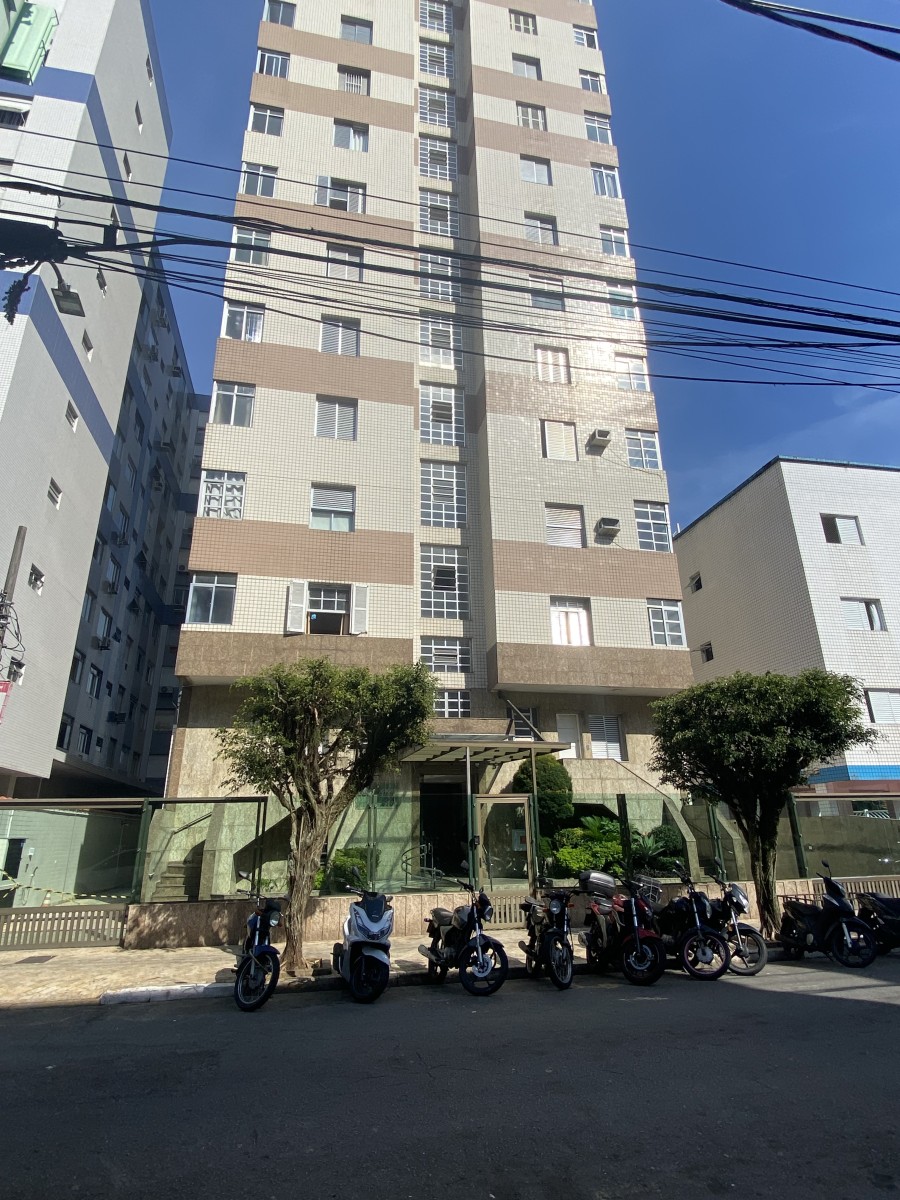 Apartamento à Venda com 1 Dormitório,  com  Garagem, no Bairro da Boa Vista, São Vicente, SP