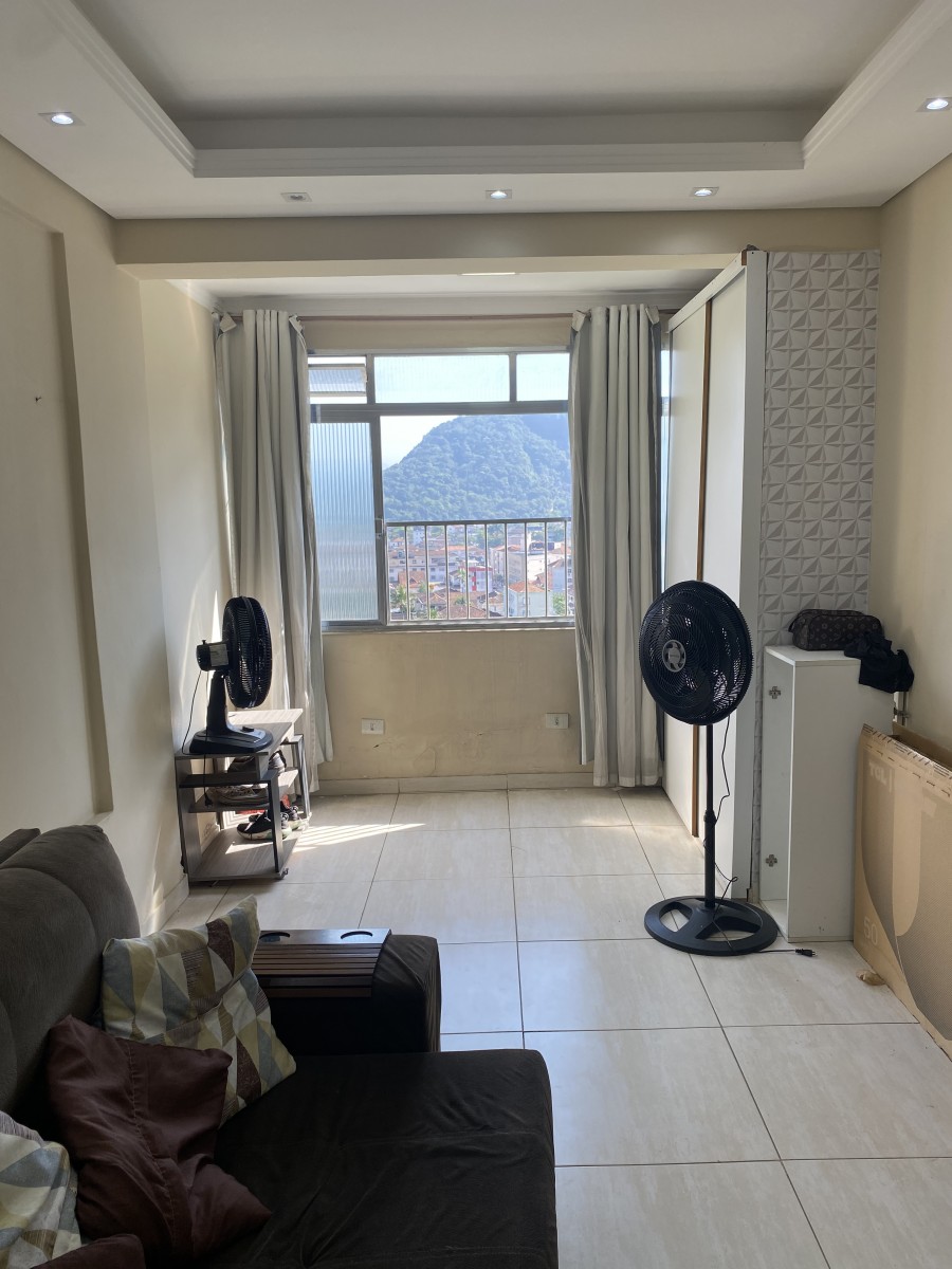 Apartamento à Venda com 1 Dormitório,  com  Garagem, no Bairro da Boa Vista, São Vicente, SP