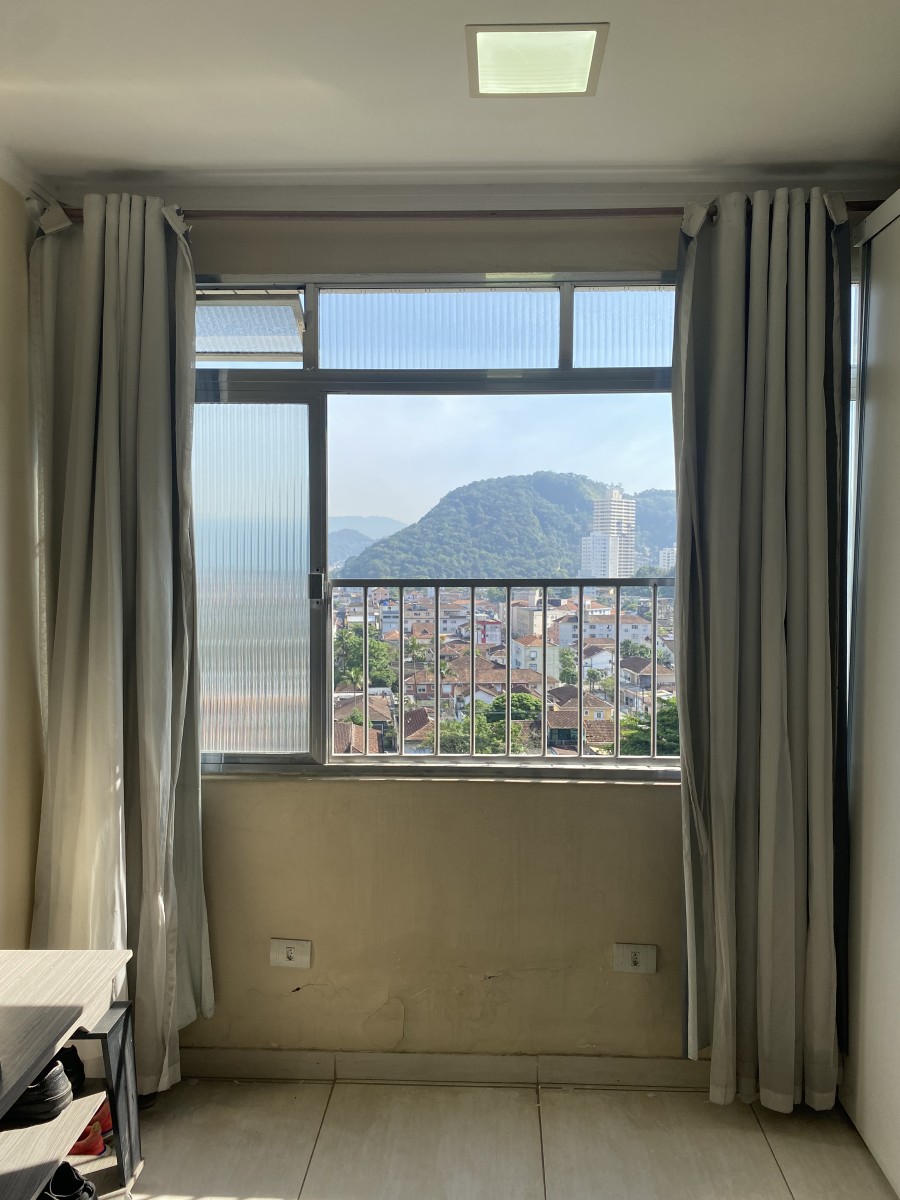 Apartamento à Venda com 1 Dormitório,  com  Garagem, no Bairro da Boa Vista, São Vicente, SP