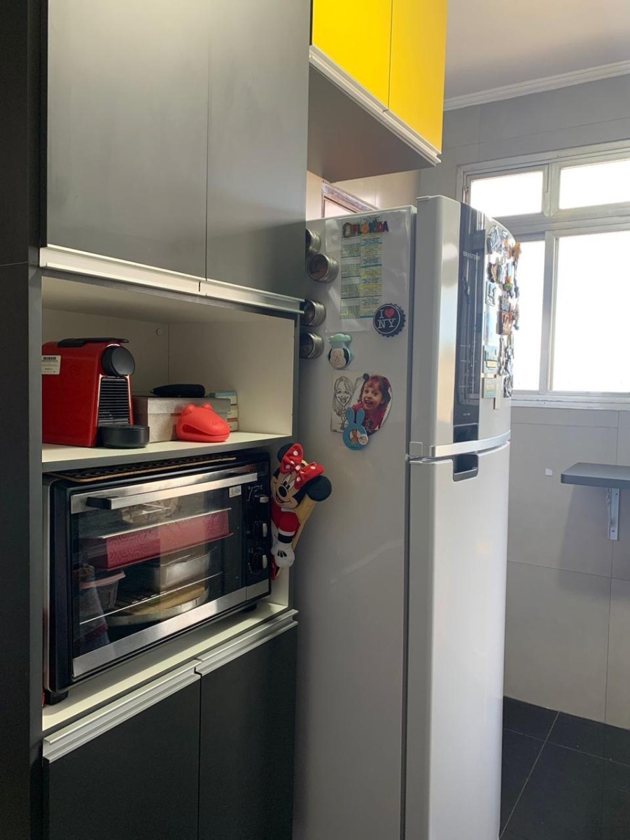 Apartamento à Venda, 3 Quartos, Sacada, Reformado na Rua Jacob Emmerick – São Vicente-SP