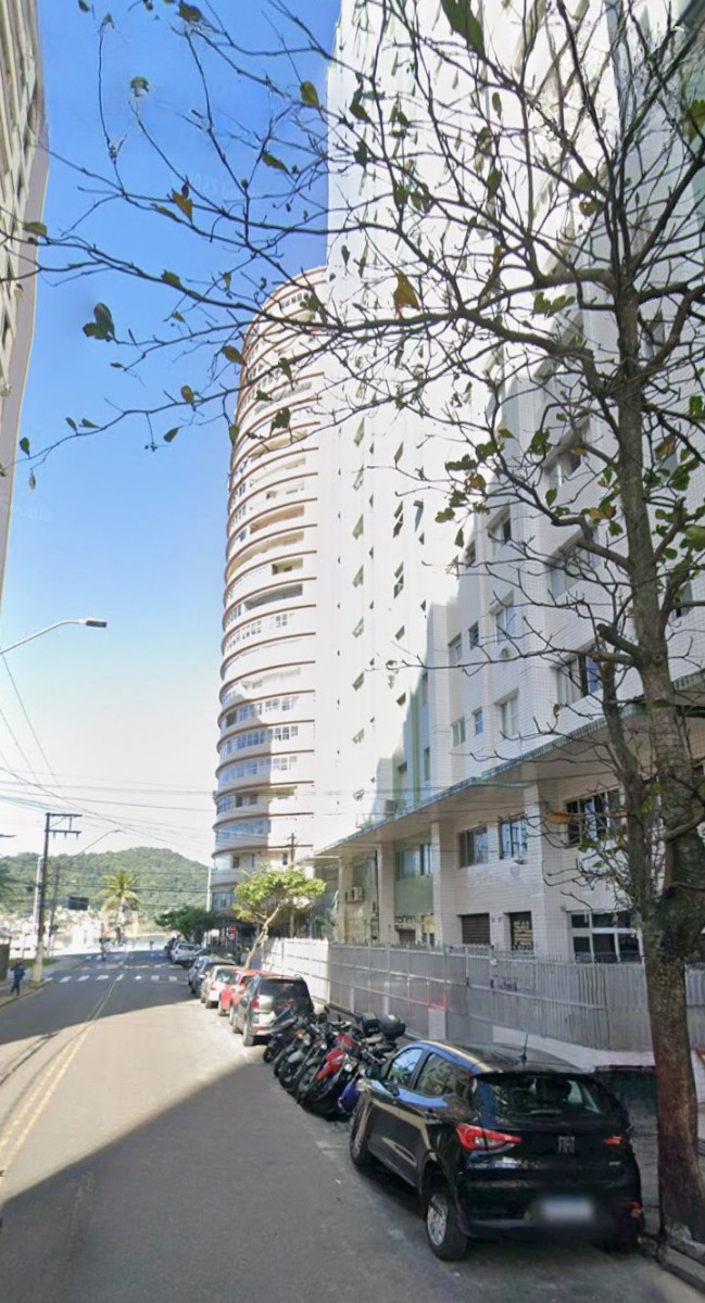 Apartamento à venda sala living em São Vicente/SP.