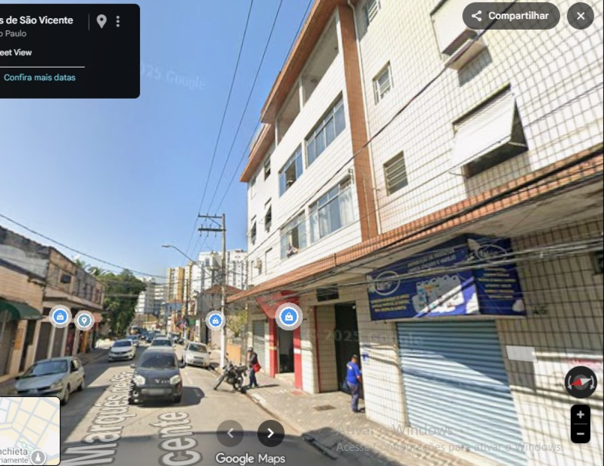 Apartamento à Venda no Centro de São Vicente – 2 Quartos, Próximo à Praia do Gonzaguinha