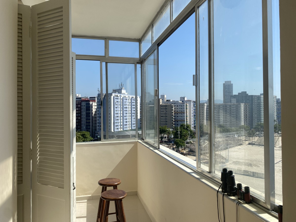 Apartamento à Venda Frente ao Mar em São Vicente | 110m² | 3 Quartos | 1 Vagas