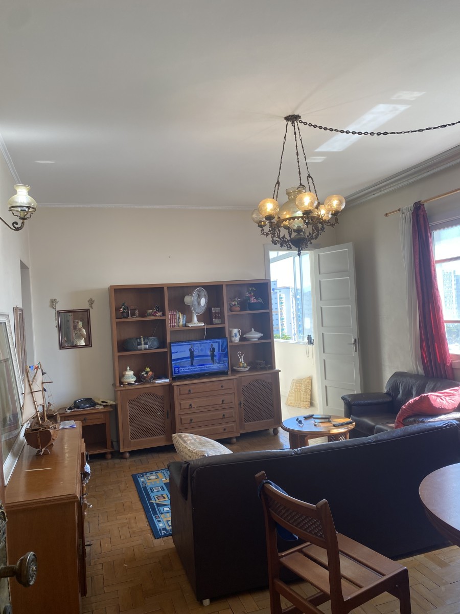 Apartamento à Venda Frente ao Mar em São Vicente | 110m² | 3 Quartos | 1 Vagas