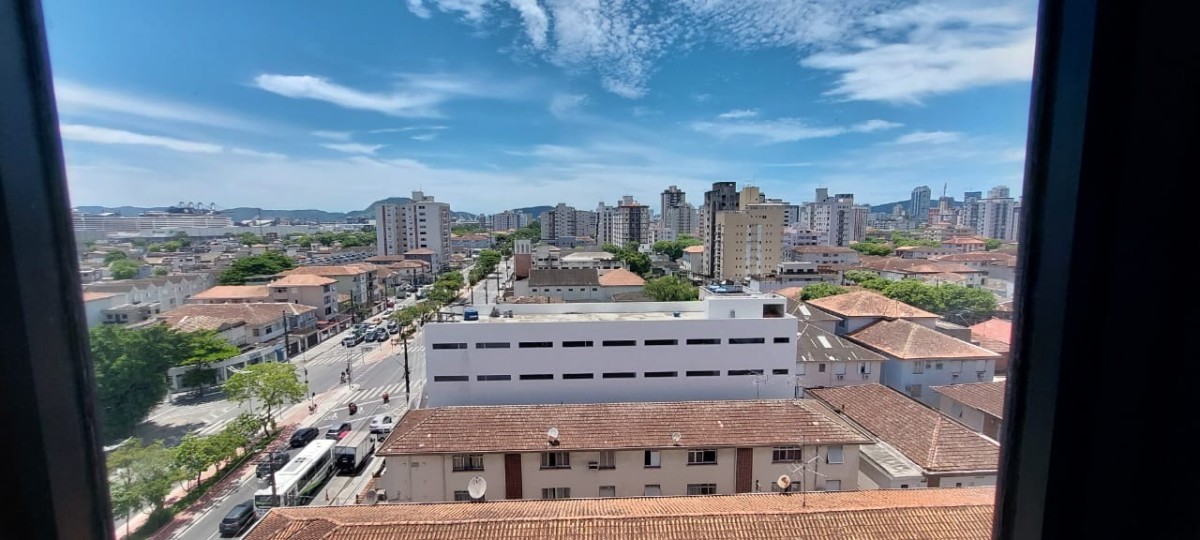 Sala comercial para alugar na Avenida Afonso Pena - Santos | Edifício Windsor - Santos-SP