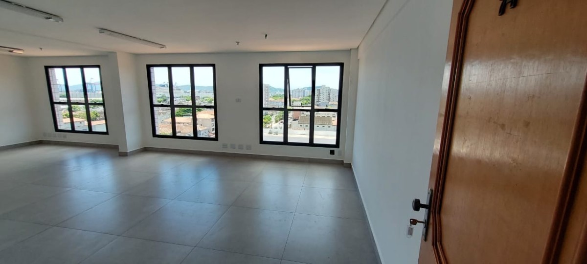 Sala comercial para alugar na Avenida Afonso Pena - Santos | Edifício Windsor - Santos-SP