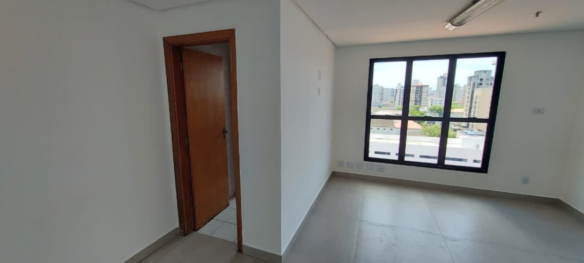 Sala comercial para alugar na Avenida Afonso Pena - Santos | Edifício Windsor - Santos-SP