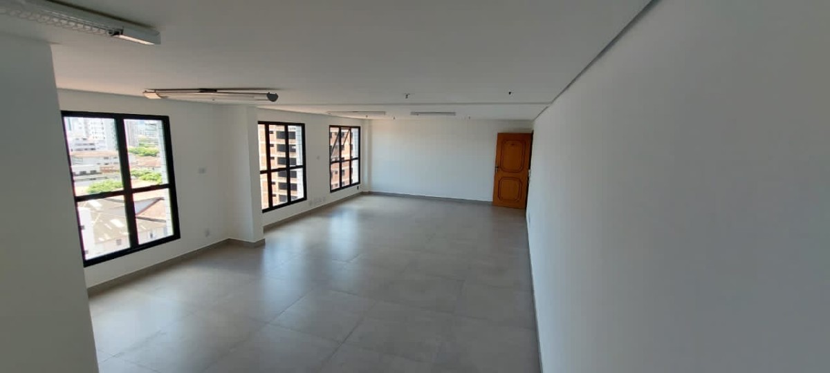 Sala comercial para alugar na Avenida Afonso Pena - Santos | Edifício Windsor - Santos-SP
