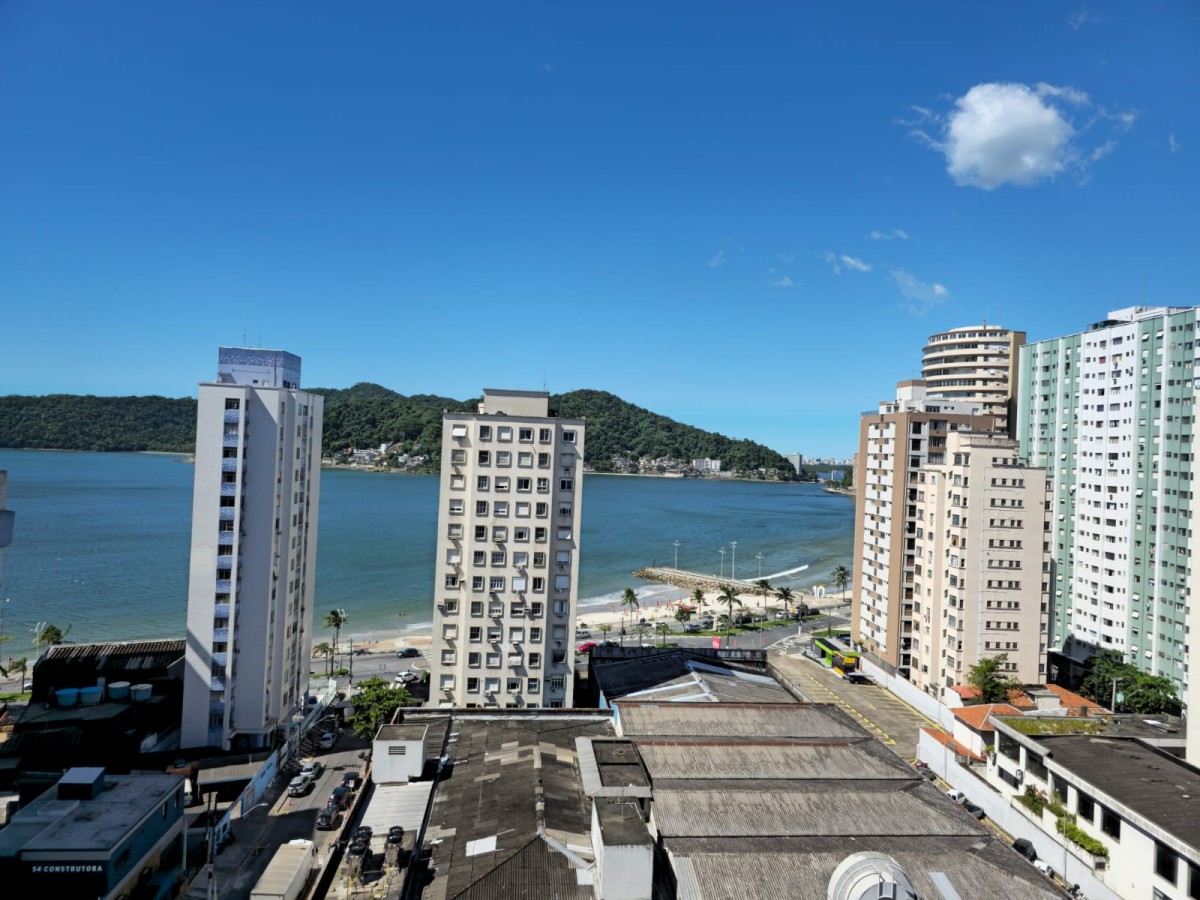 Apartamento à venda de 1 dormitório com garagem em São Vicente/SP