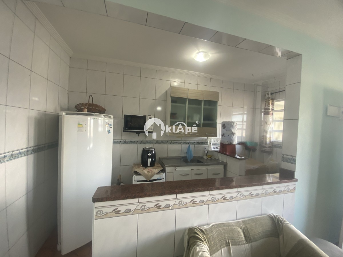 Apartamento 1 quarto mobiliado para alugar - Prédio de Frente Para o Mar - São Vicente-SP