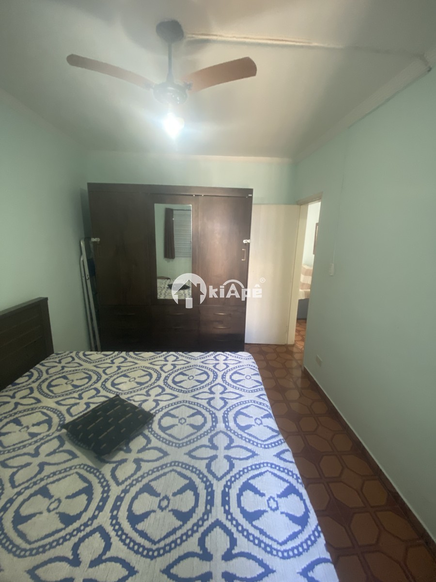 Apartamento 1 quarto mobiliado para alugar - Prédio de Frente Para o Mar - São Vicente-SP
