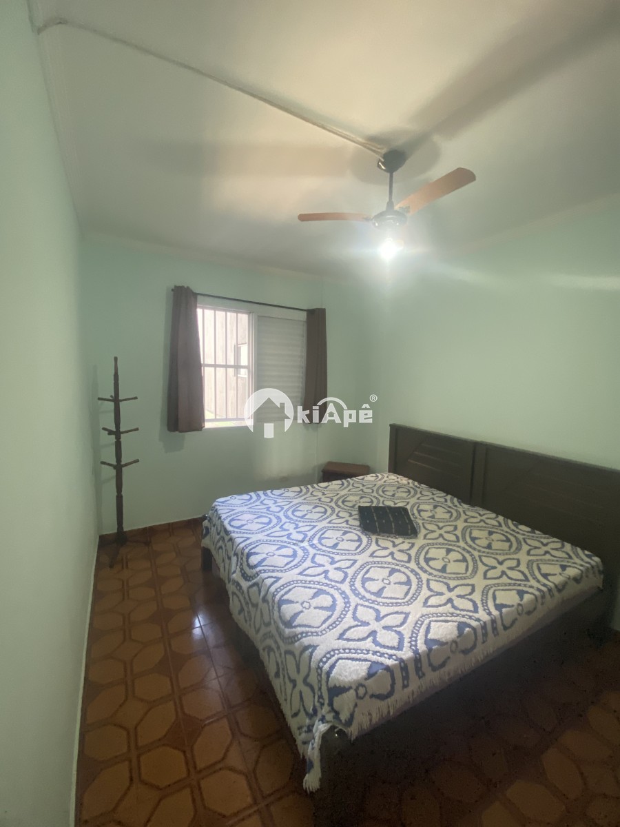 Apartamento 1 quarto mobiliado para alugar - Prédio de Frente Para o Mar - São Vicente-SP