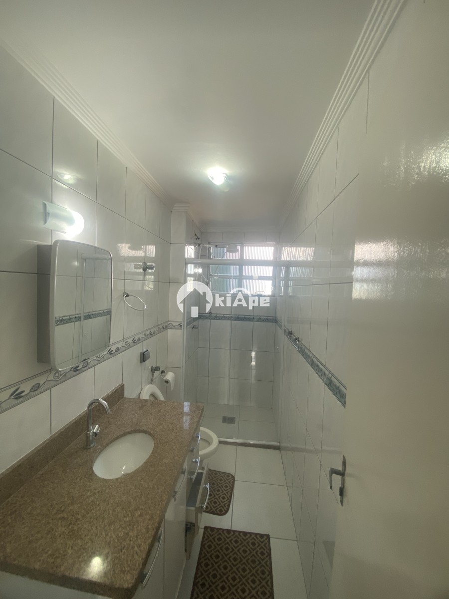 Apartamento 1 quarto mobiliado para alugar - Prédio de Frente Para o Mar - São Vicente-SP