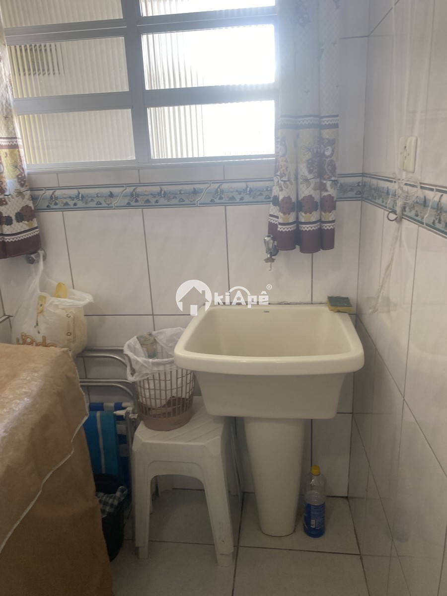 Apartamento 1 quarto mobiliado para alugar - Prédio de Frente Para o Mar - São Vicente-SP