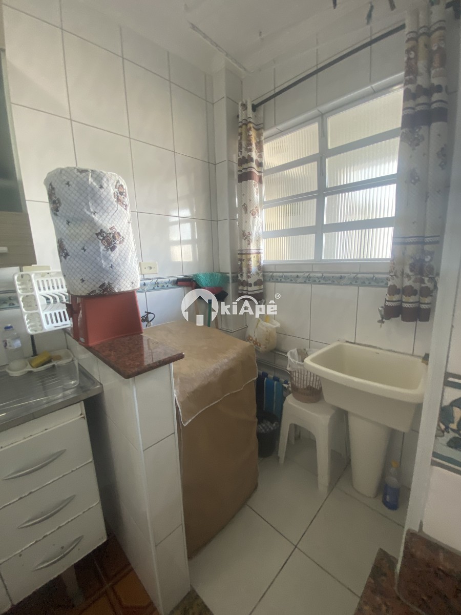 Apartamento 1 quarto mobiliado para alugar - Prédio de Frente Para o Mar - São Vicente-SP