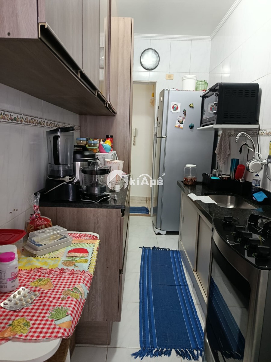 Apartamento à venda de 2 dormitórios com garagem em São Vicente/SP.