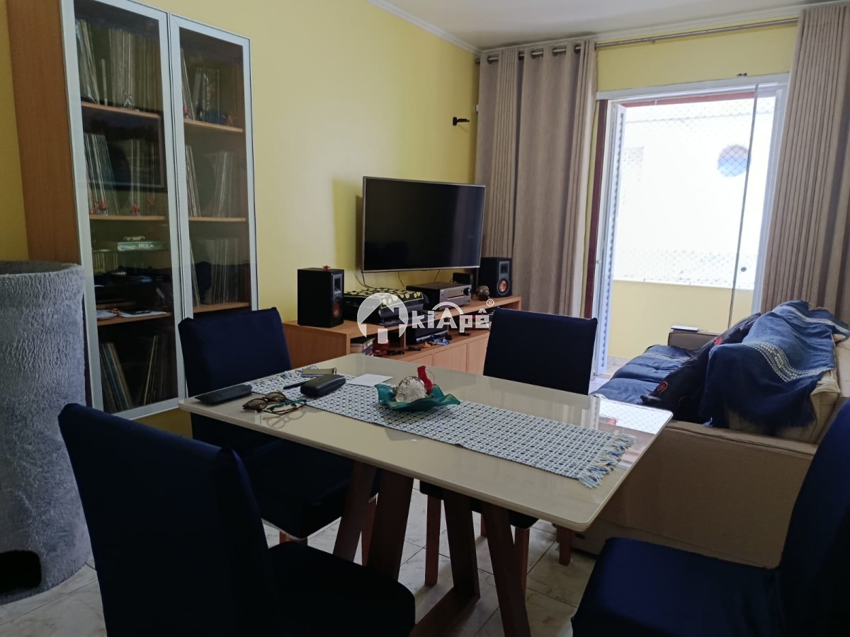 Apartamento à venda de 2 dormitórios com garagem em São Vicente/SP.