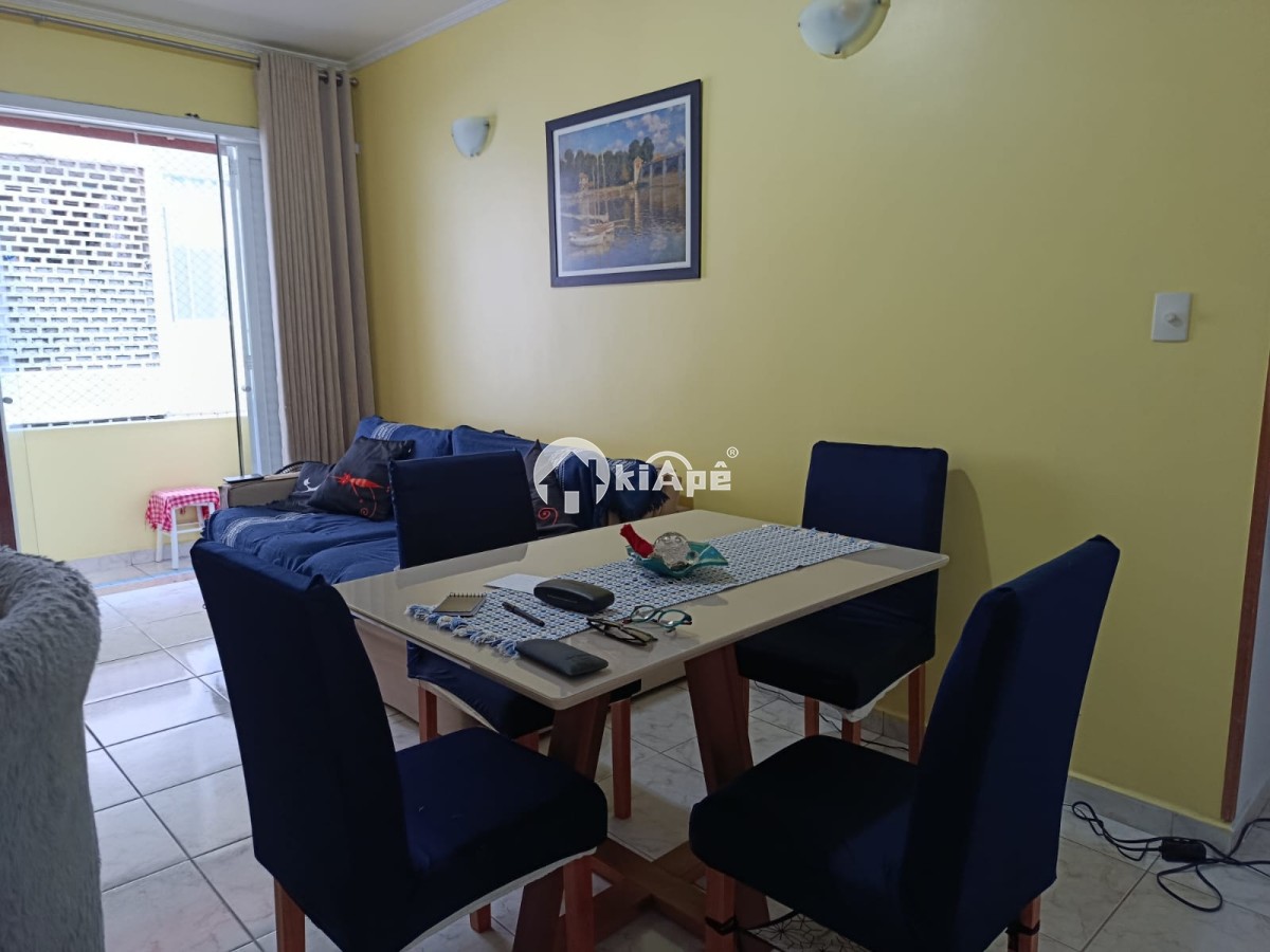 Apartamento à venda de 2 dormitórios com garagem em São Vicente/SP.