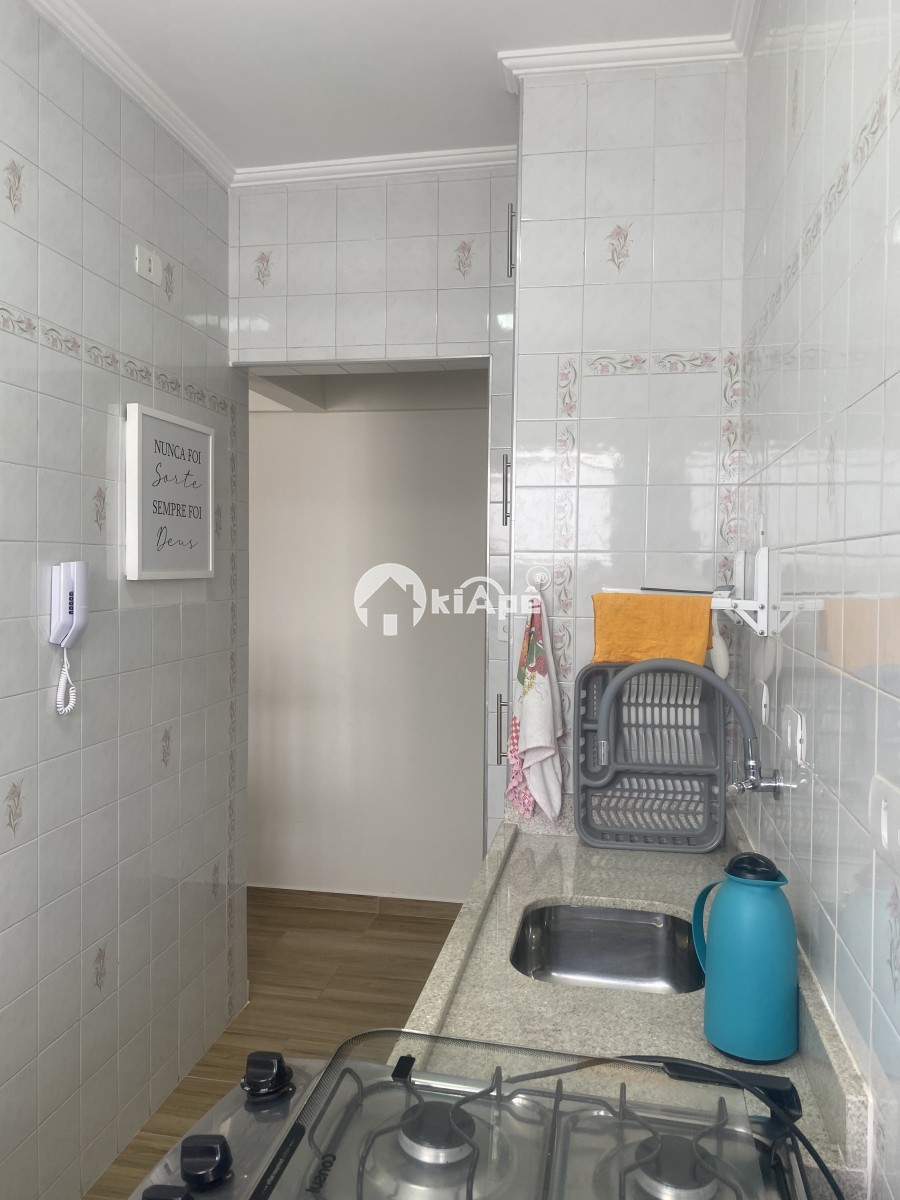 Apartamento com 1 Quarto, Garagem, de Frente Para o Mar - São Vicente-SP