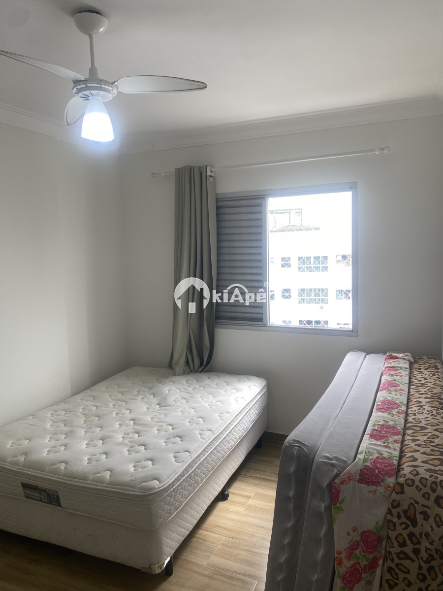 Apartamento com 1 Quarto, Garagem, de Frente Para o Mar - São Vicente-SP