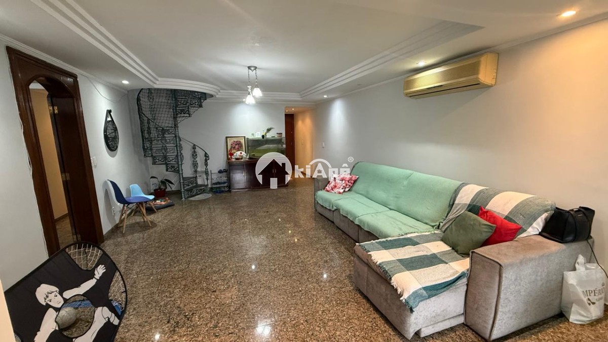 Apartamento Cobertura Duplex à Venda em São Vicente – 4 Quartos, Piscina Privativa, 3 Vagas, Centro