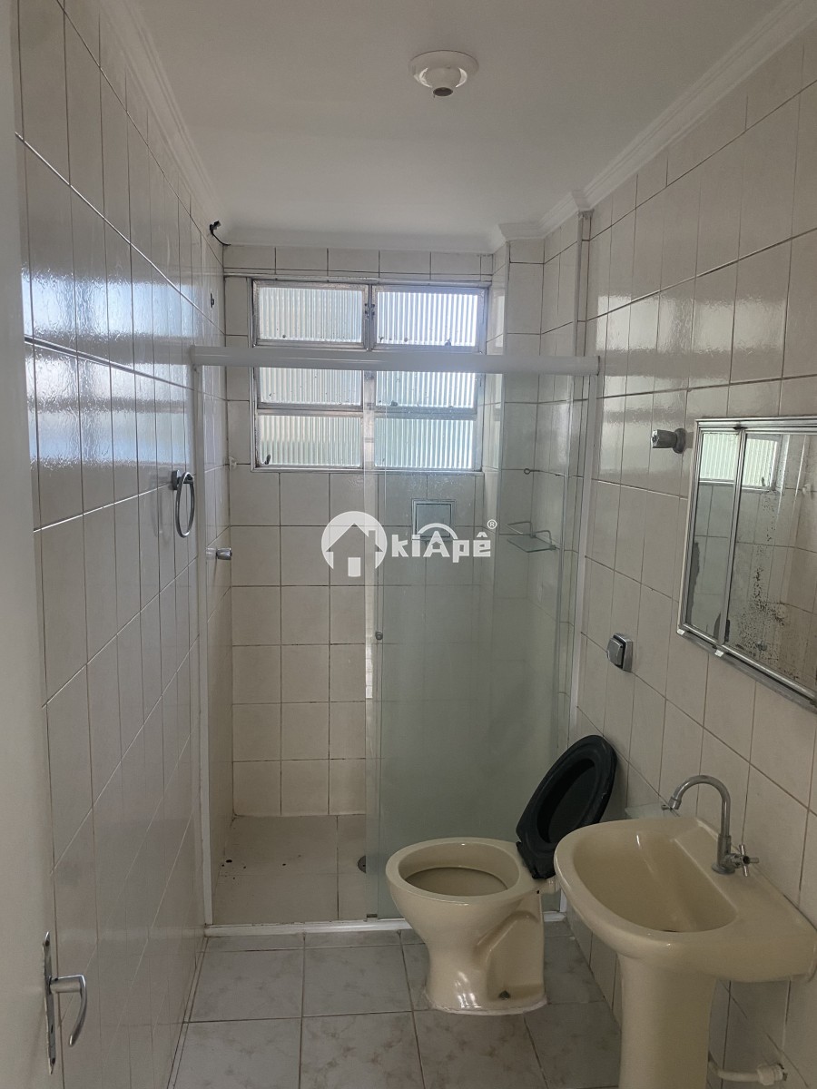 Apartamento à Venda – 1 Dormitório, Garagem, Vista Parcial para o Mar – Gonzaguinha, São Vicente-SP