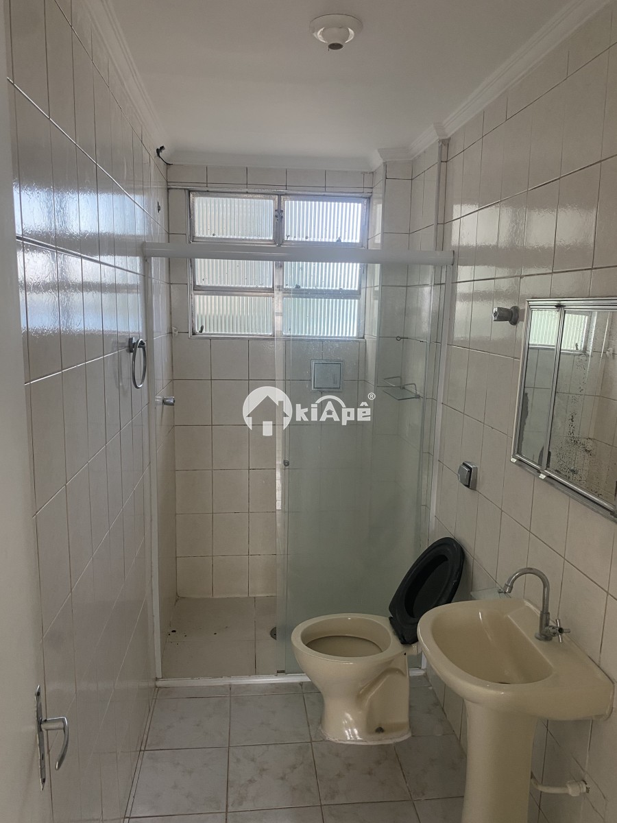 Apartamento à Venda – 1 Dormitório, Garagem, Vista Parcial para o Mar – Gonzaguinha, São Vicente-SP