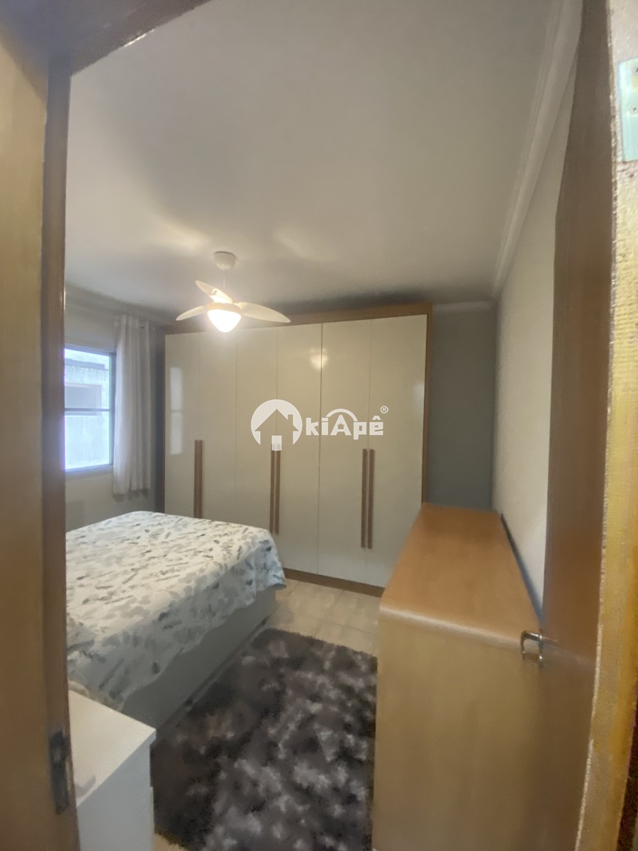 Apartamento Mobiliado à Venda no Centro de São Vicente-SP | 1 Quarto | Garagem | Próximo ao Brisamar a uma Quadra do Mar