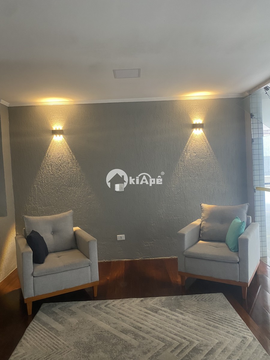 Apartamento Mobiliado à Venda no Centro de São Vicente-SP | 1 Quarto | Garagem | Próximo ao Brisamar a uma Quadra do Mar
