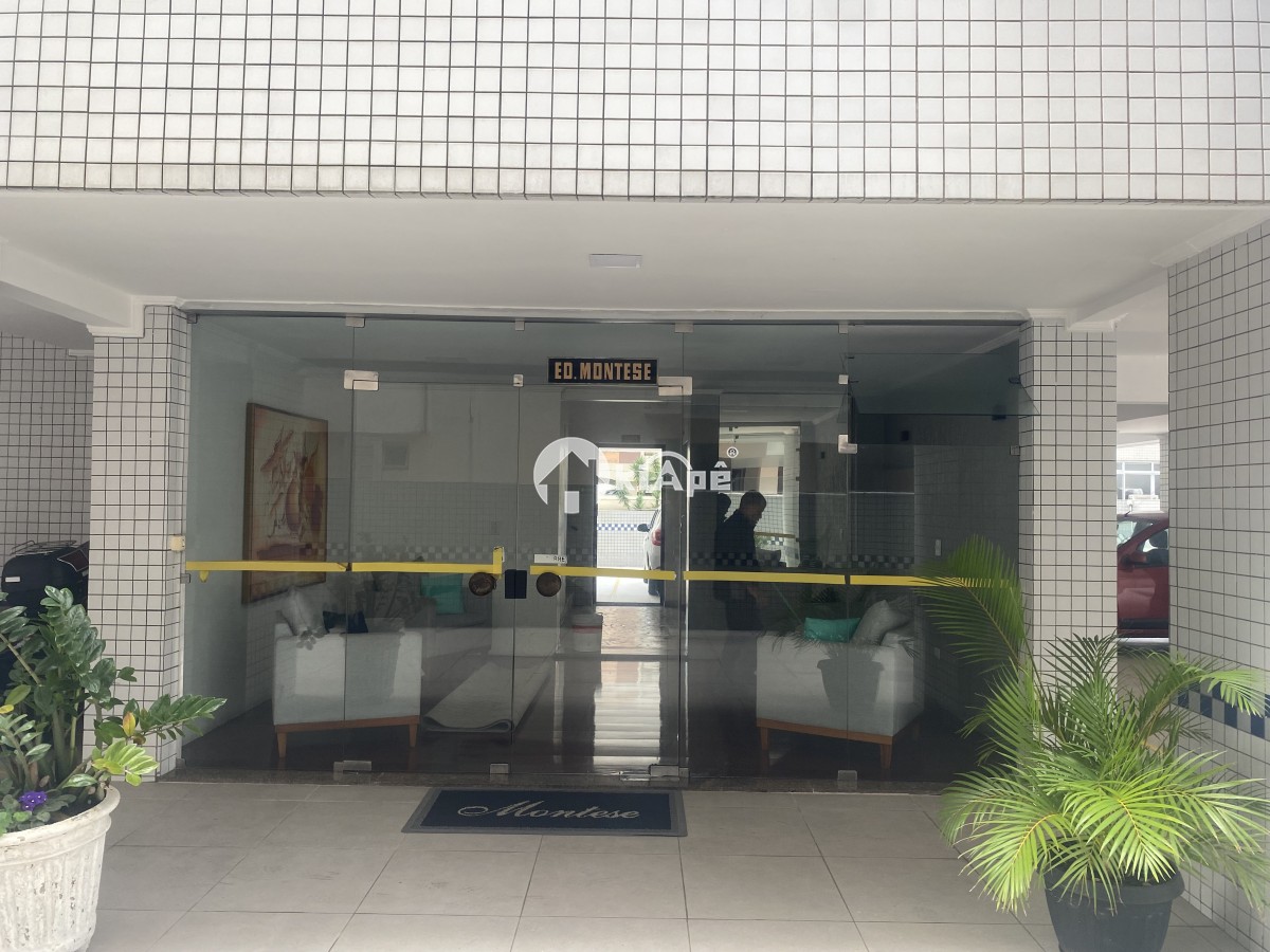Apartamento Mobiliado à Venda no Centro de São Vicente-SP | 1 Quarto | Garagem | Próximo ao Brisamar a uma Quadra do Mar