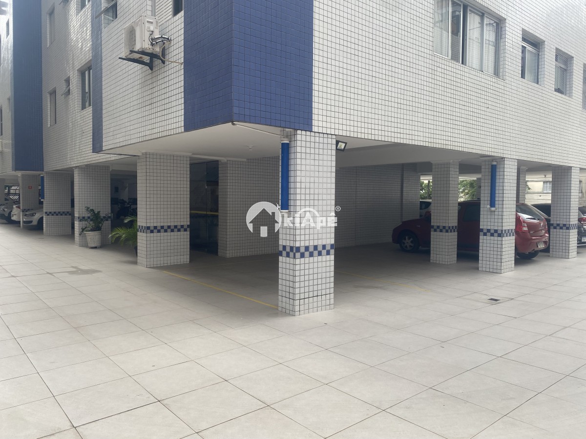 Apartamento Mobiliado à Venda no Centro de São Vicente-SP | 1 Quarto | Garagem | Próximo ao Brisamar a uma Quadra do Mar