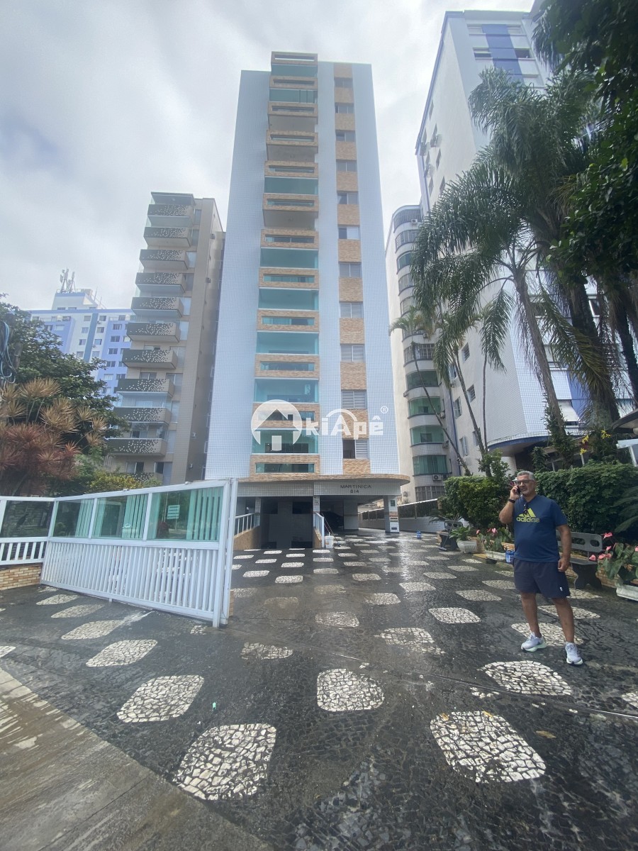 Apartamento à Venda de Frente para o Mar em São Vicente-SP | 1 Quarto | Garagem Garantida | Praia do Gonzaguinha