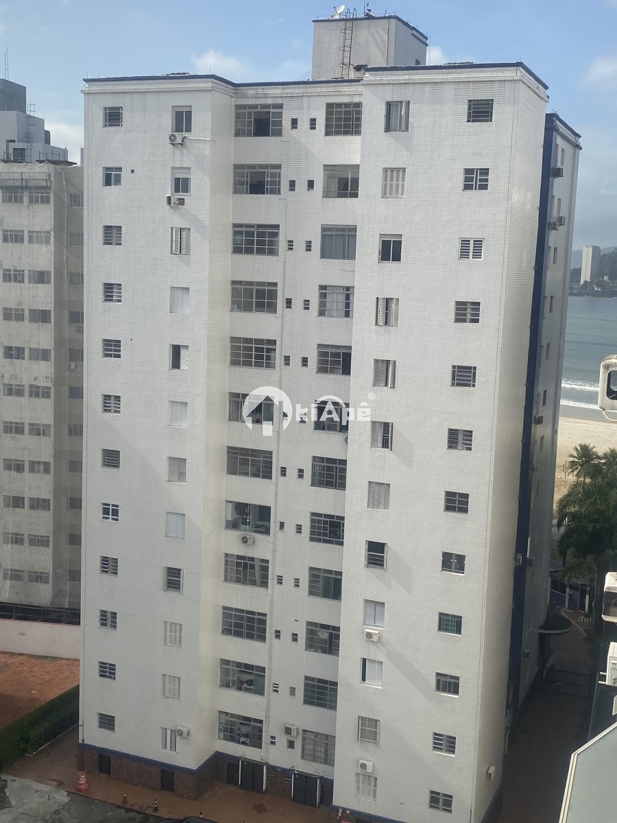 Apartamento à Venda de Frente para o Mar em São Vicente-SP | 1 Quarto | Garagem Garantida | Praia do Gonzaguinha