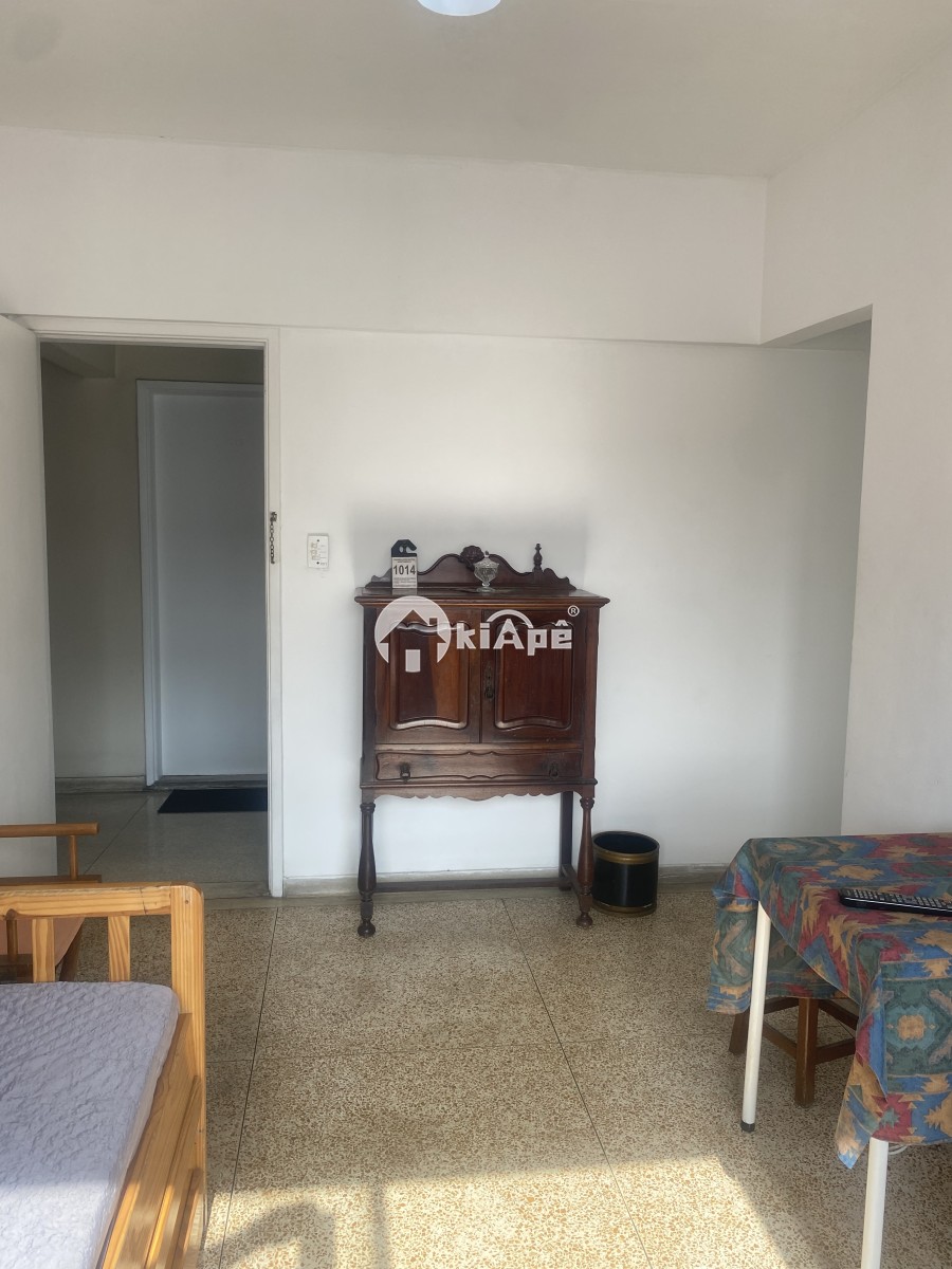 Apartamento à Venda de Frente para o Mar em São Vicente-SP | 1 Quarto | Garagem Garantida | Praia do Gonzaguinha