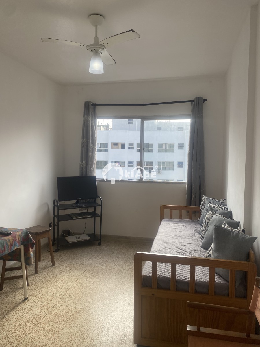 Apartamento à Venda de Frente para o Mar em São Vicente-SP | 1 Quarto | Garagem Garantida | Praia do Gonzaguinha