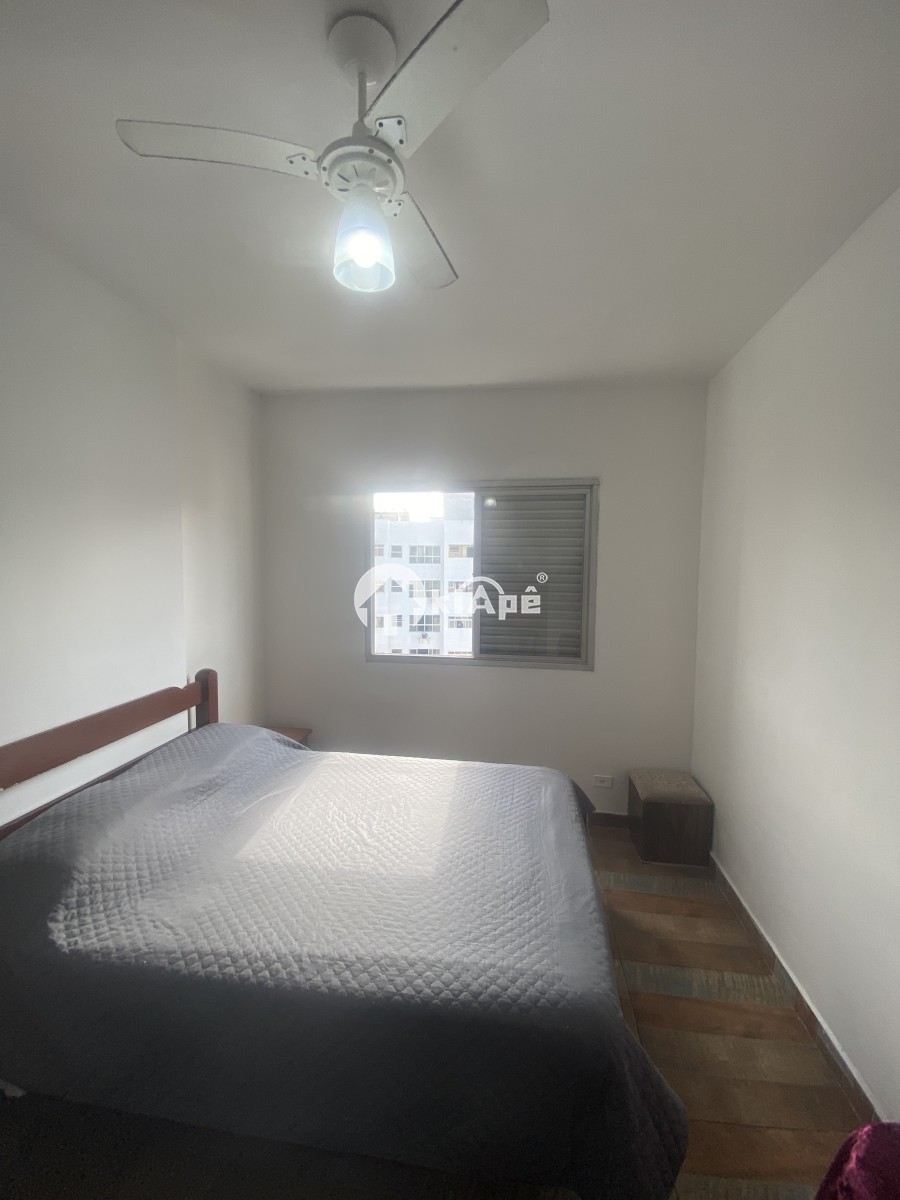 Apartamento à Venda de Frente para o Mar em São Vicente-SP | 1 Quarto | Garagem Garantida | Praia do Gonzaguinha