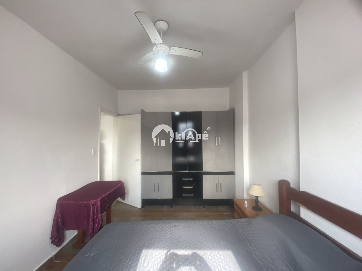 Apartamento à Venda de Frente para o Mar em São Vicente-SP | 1 Quarto | Garagem Garantida | Praia do Gonzaguinha