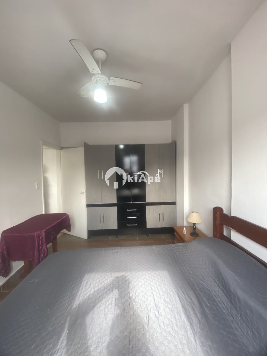 Apartamento à Venda de Frente para o Mar em São Vicente-SP | 1 Quarto | Garagem Garantida | Praia do Gonzaguinha